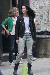 Krysten Ritter - Films "Jessica Jones" Season 3 in New York 07/06/2018