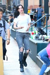 Krysten Ritter - Season 3 of "Jessica Jones" Set in NYC 07/05/2018