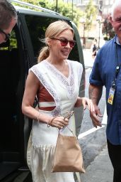 Kylie Minogue at Abbey Road Studios in London 07/23/2018