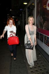 Laura Whitmore - Leaves The Soho Theatre in London 07/24/2018