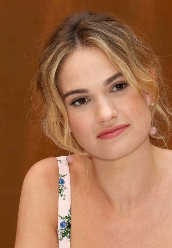 Lily James - "Mamma Mia! Here We Go Again" Press Conference in Stockholm