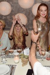 Lindsay Lohan - Celebrates Her Birthday at a Club in Mykonos 07/02/2018