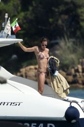 Lisa Müller in Bikini - Holiday on a Yacht in Porto Cervo