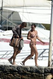 Lisa Müller in Bikini - Holiday on a Yacht in Porto Cervo