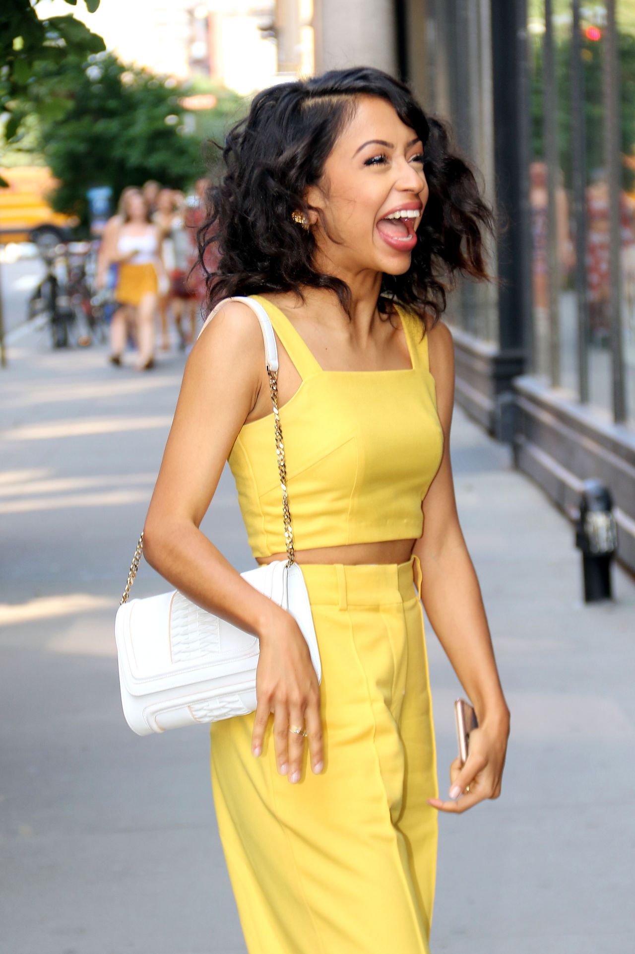 Liza Koshy in All Yellow - New York 07/16/2018 • CelebMafia