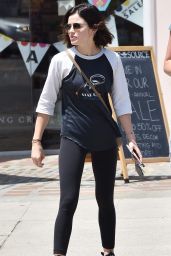 Lucy Hale - Grabbing Ice Coffees in Studio City 07/17/2018