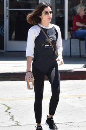 Lucy Hale - Grabbing Ice Coffees in Studio City 07/17/2018
