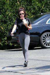 Lucy Hale in Tights - Los Angeles 07/19/2018