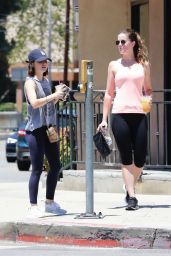 Lucy Hale - Leaves the Gym in Studio City 07/20/2018