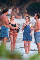 Margot Robbie in Bikini on the Beach in Costa Rica 07/20/2018