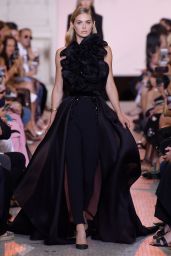 Megan Williams Walks Elie Saab Fashion Show in Paris 07/04/2018
