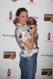 Melissa Benoist - Broadway Barks Animal Adoption Event in New York 07/14/2018