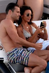 Michelle Keegan in Bikini on Yacht On Holiday in Spain 07/28/2018