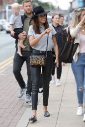 Michelle Keegan Street Style - Out in Cheshire 07/21/2018