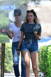 Miley Cyrus With Her Mother Tish Out in Los Angeles 07/30/2018
