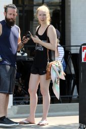 Molly Quinn - Outside Cycle House in Studio City 07/28/2018