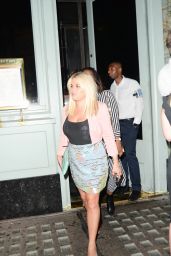 Nadia Essex - Leaves Sexy Fish Restaurant in London 07/27/2018
