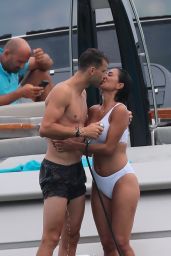 Nicole Scherzinger and Grigor Dimitrov in Saint Tropez 07/22/2018