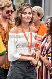 Nina Nesbitt at International Busking Day in London 07/21/2018