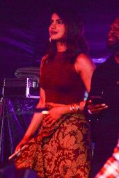 Priyanka Chopra - Supports Nick Jonas as He Performs in Goiania, Brazil 06/30/2018