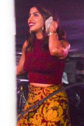 Priyanka Chopra - Supports Nick Jonas as He Performs in Goiania, Brazil 06/30/2018
