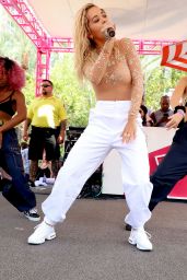Rita Ora Performs at Flamingo Go Pool in Las Vegas 07/13/2018