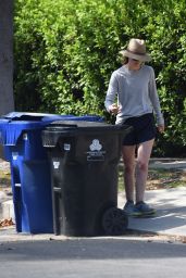 Rose Byrne - Takes in the Trash Bins in Los Angeles 07/12/2018