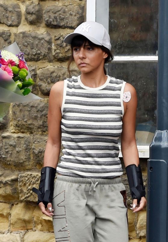 Roxanne Pallett - Returning Home After "Near Death Experience" in York City