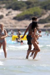 Ruby Mae in Bikini - Beach in Ibiza, July 2018