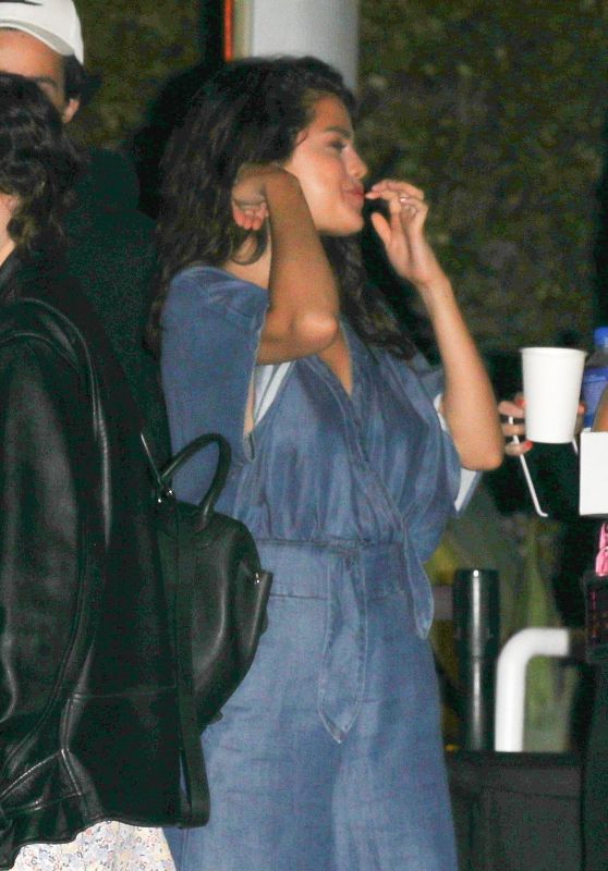Selena Gomez and Caleb Stevens Night Out at the Forum in Inglewood 07/24/2018