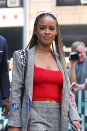 Serayah McNeill at the BUILD Series in NYC