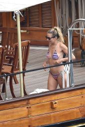 Sienna Miller in Bikini on Holiday in Portofino 07/22/2018
