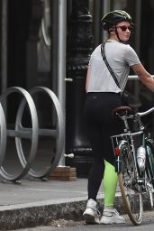 Sophie Turner and Joe Jonas Biking in Manhattan, NY