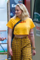 Sophie Turner - Reveals a New Tattoo on Her Left Bicep