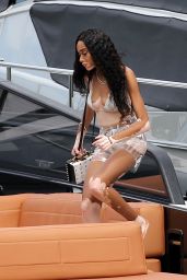 Winnie Harlow in Bikini on a Yacht in Miami 07/27/2018