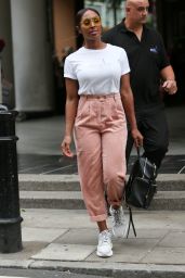 Alexandra Burke in Tight Short Trousers - London 08/19/2018