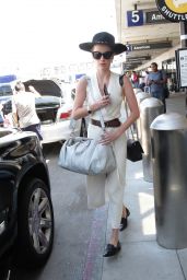 Amber Heard - Arriving at LAX Airport in LA 08/07/2018