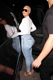 Amber Rose - Leaves From Ace Of Diamonds Club in West Hollywood 08/13/2018