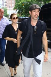 Amy Adams and Darren Le Gallo at to the Greenwich Hotel in NYC 08/01/2018