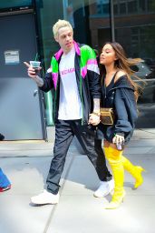 Ariana Grande and Pete Davidson in New York City 08/18/2018 • CelebMafia