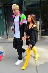 Ariana Grande and Pete Davidson in New York City 08/18/2018