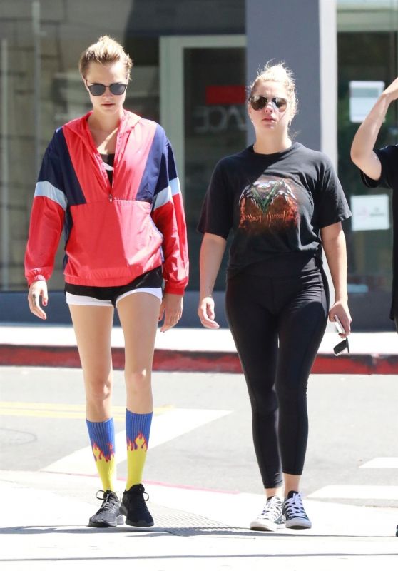Ashley Benson and Cara Delevingne - Out in West Hollywood 08/07/2018
