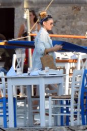 Bar Refaeli on Spetses Island in Attica, Greece 08/04/2018