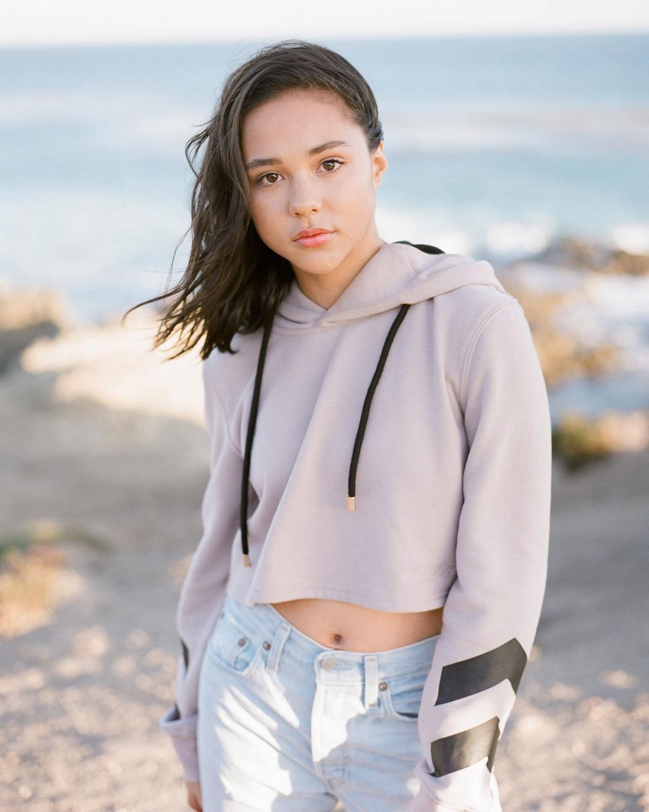 Breanna Yde Wearing Swim Suit