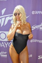 Bridgette B. in Swimsuit – Sapphire Dayclub in Las Vegas 08/18/2018