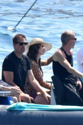 Camila Morrone and Leonardo DiCaprio on Holiday in Positano 08/05/2018