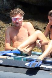 Camila Morrone Bikini Candids - Holiday in Nerano, August 2018