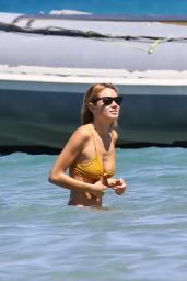 Camille Rowe in Bikini in Corsica, August 2018