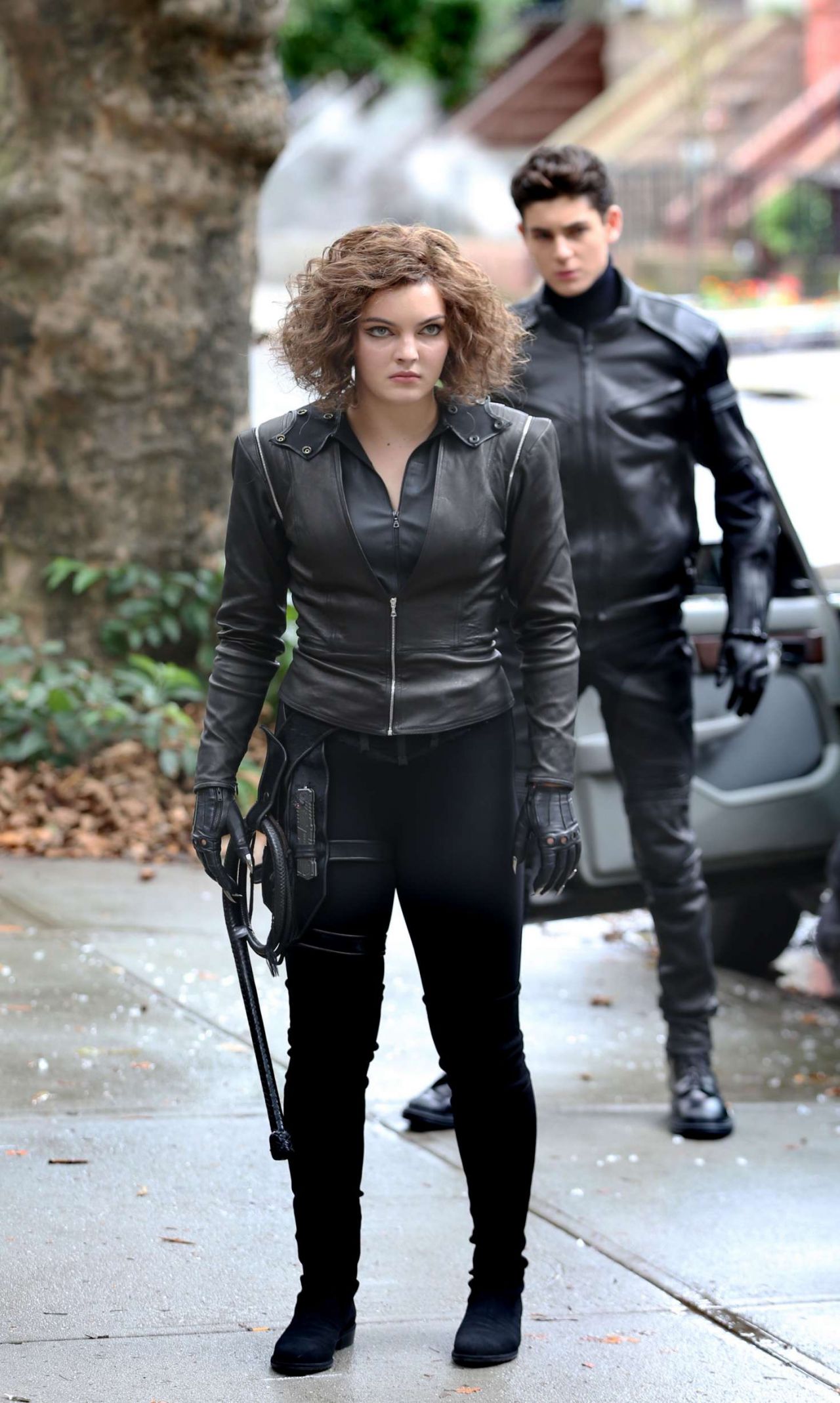 Camren Bicondova - "Gotham" Set in Brooklyn 08/30/2018 • CelebMafia