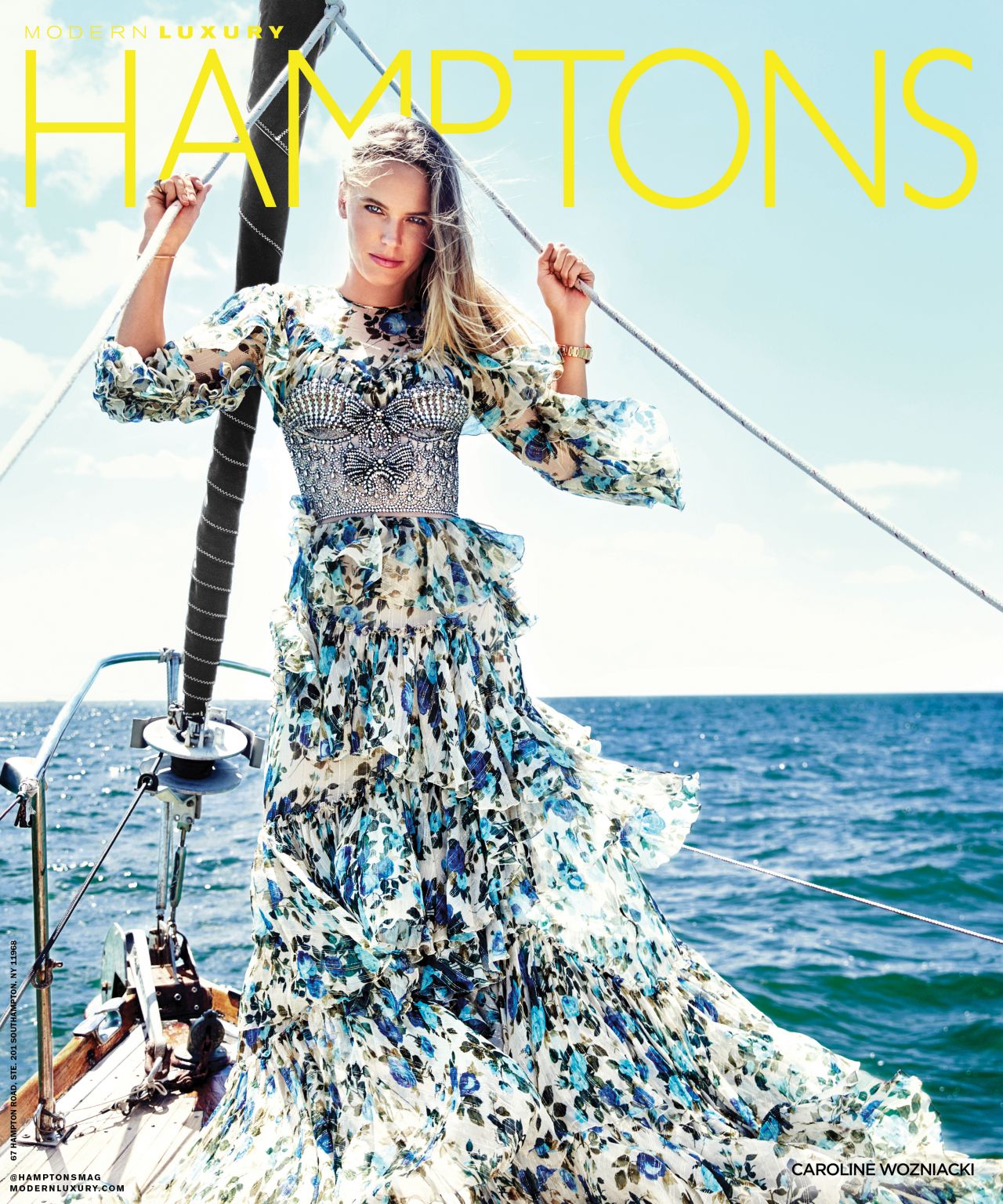 Caroline Wozniacki - Hamptons Magazine August 2018